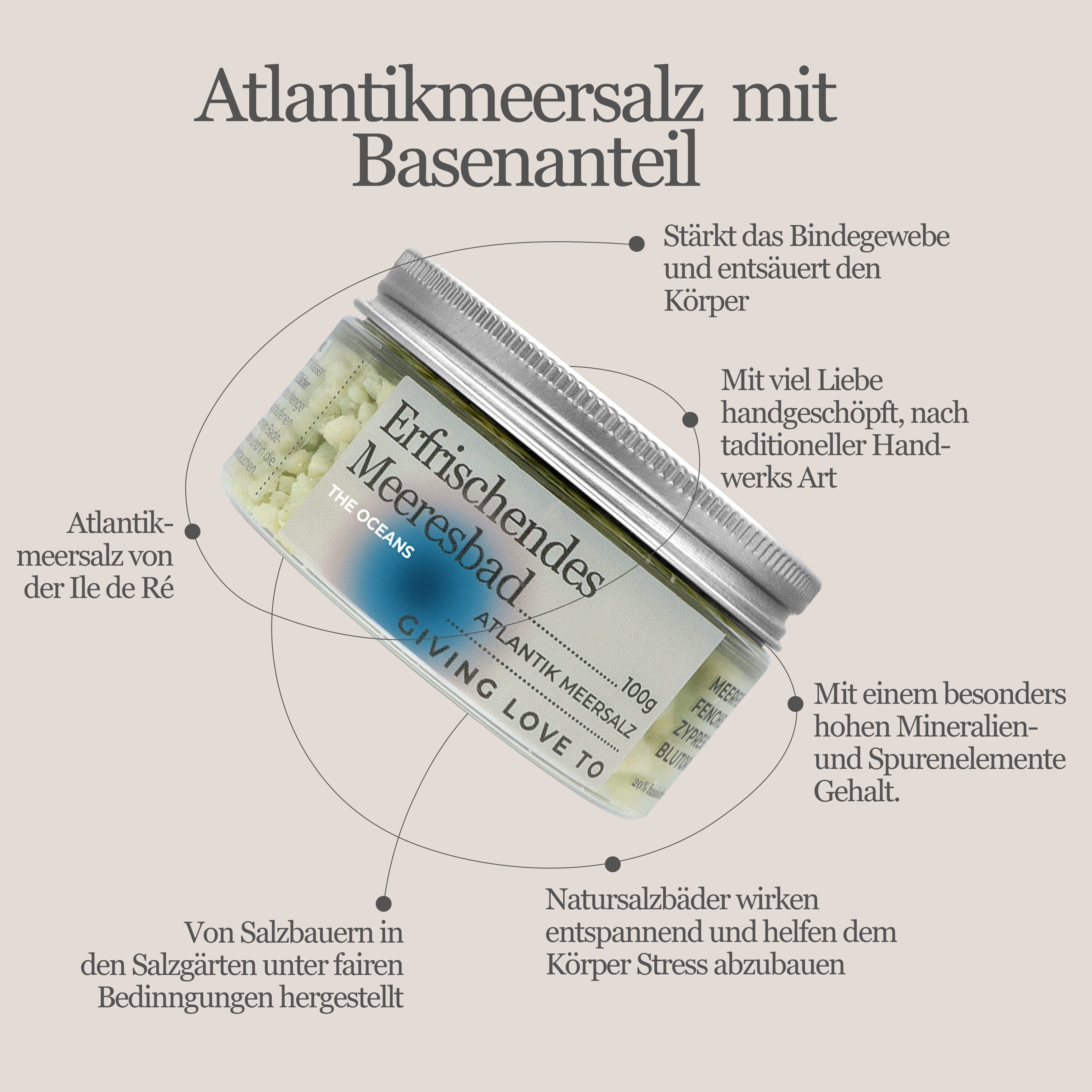 Sels de bain de l'île de Ré - BAIN DE MER hygiène Giving love to 