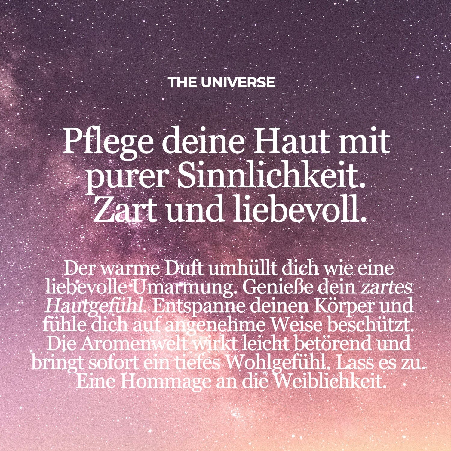 Huile de soin et de massage - ÉTREINTE SENSUELLE Soin Corps Giving love to 