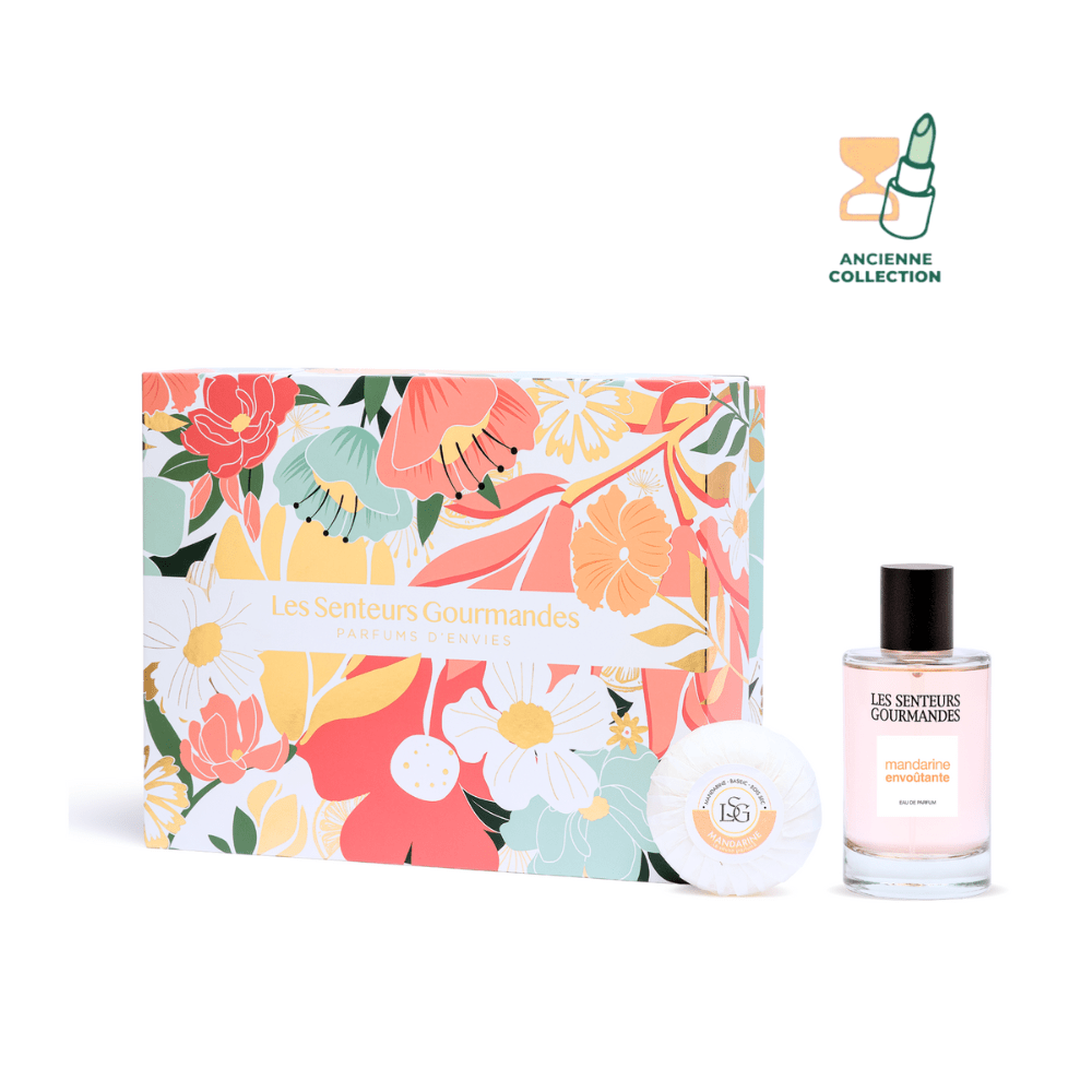 Coffret Mandarine Envoûtante (Noël 2024) Parfum Les Senteurs Gourmandes FAMILLE OLFACTIVE : Hespéridée Ancienne collection : Noël 2024 
