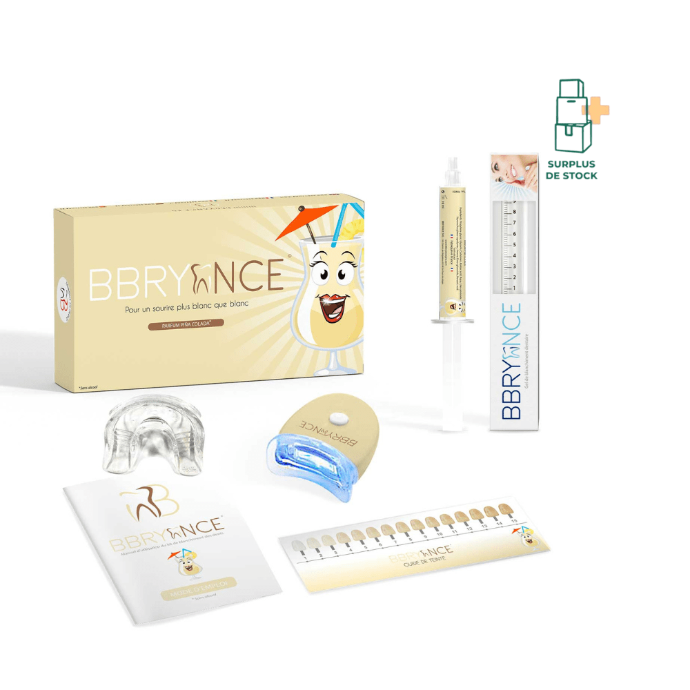 KIT BLANCHIMENT DENTAIRE - Parfum au choix Soin dentaire Bbryance PINA COLADA 