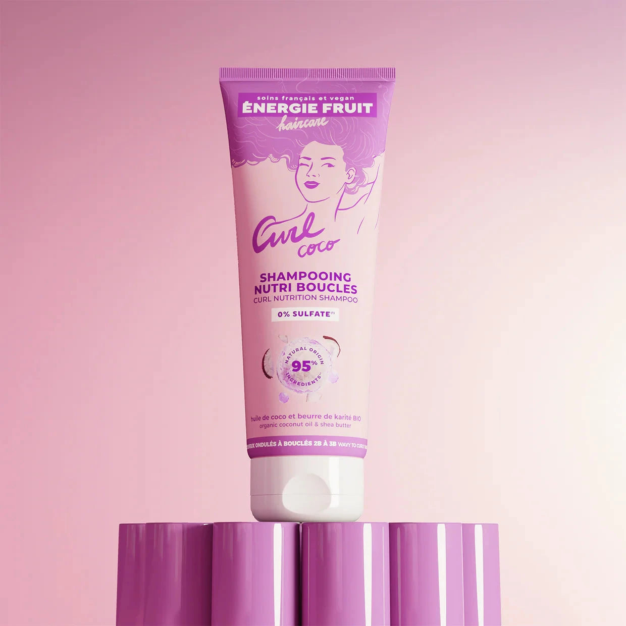 SHAMPOING COCO CURL NOURRISSANT BOUCLES - SANS SULFATE shampoing ENERGIE FRUIT 