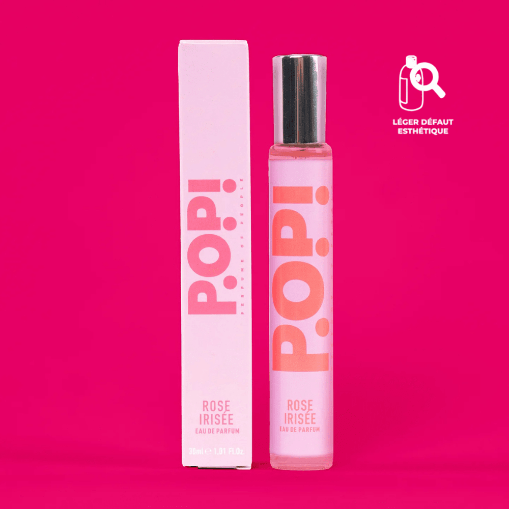 ROSE IRISÉE - Eau de Parfum Parfum POP! 30 ml Famille Olfactive : Boisé Détail : le parfum est sans son packaging secondaire
