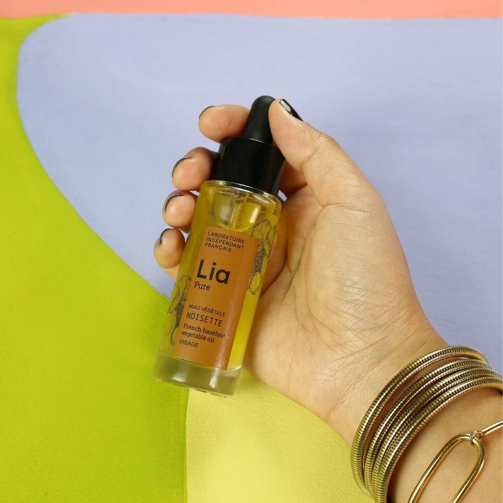 Huile végétale de Noisette Soin Visage Laboratoire Lia 