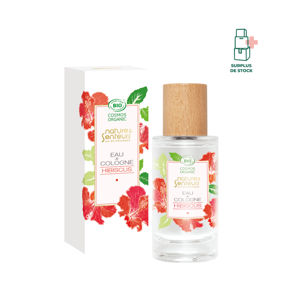 Eau de Cologne certifiée Bio - Parfum Hibiscus Eau de Cologne Nature & Senteurs 50 ml 