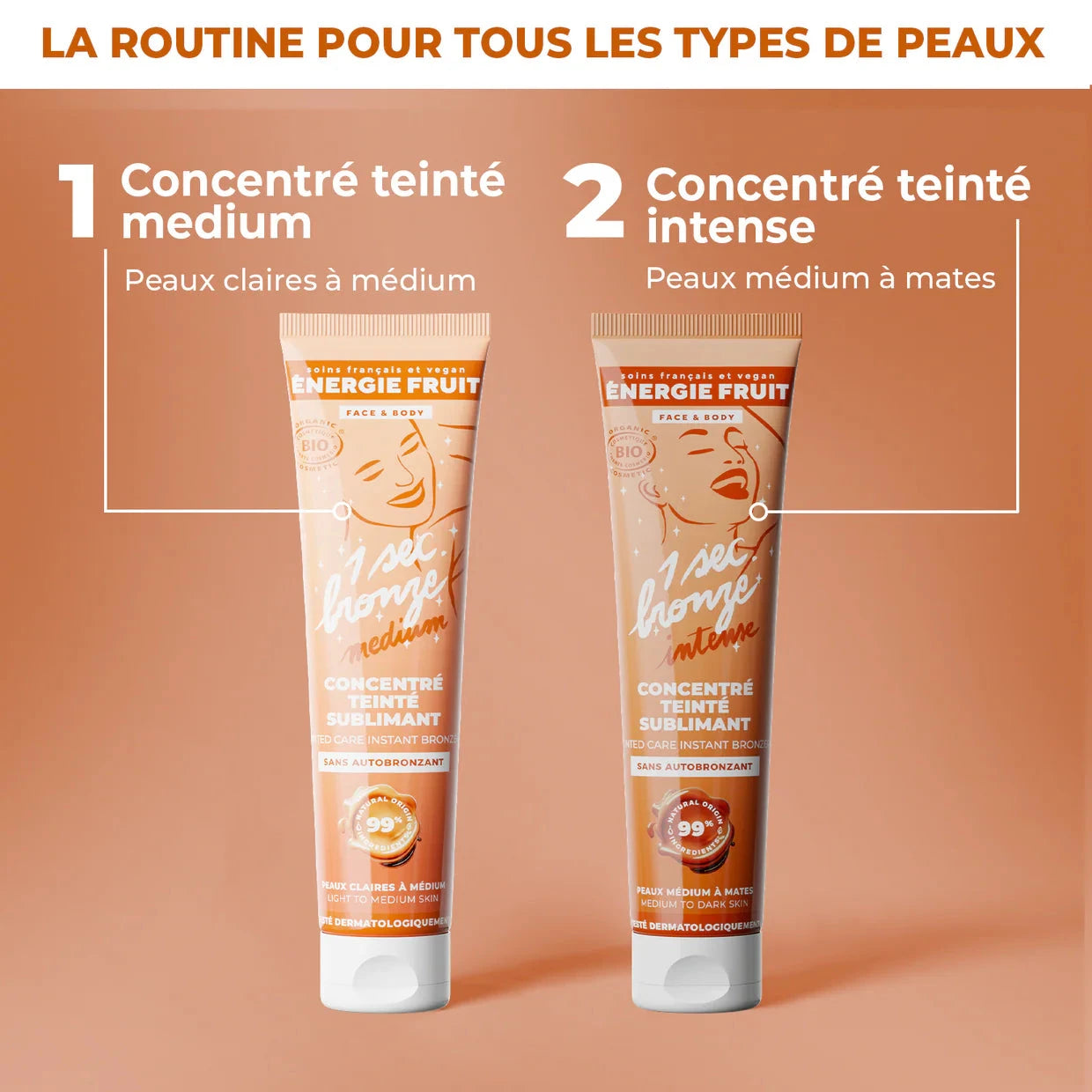 CONCENTRÉ TEINTÉ SUBLIMANT MEDIUM Soin Corps ENERGIE FRUIT 