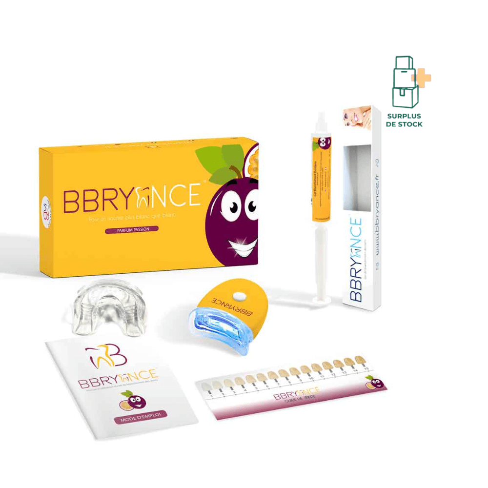 KIT BLANCHIMENT DENTAIRE - Parfum au choix Soin dentaire Bbryance PASSION 