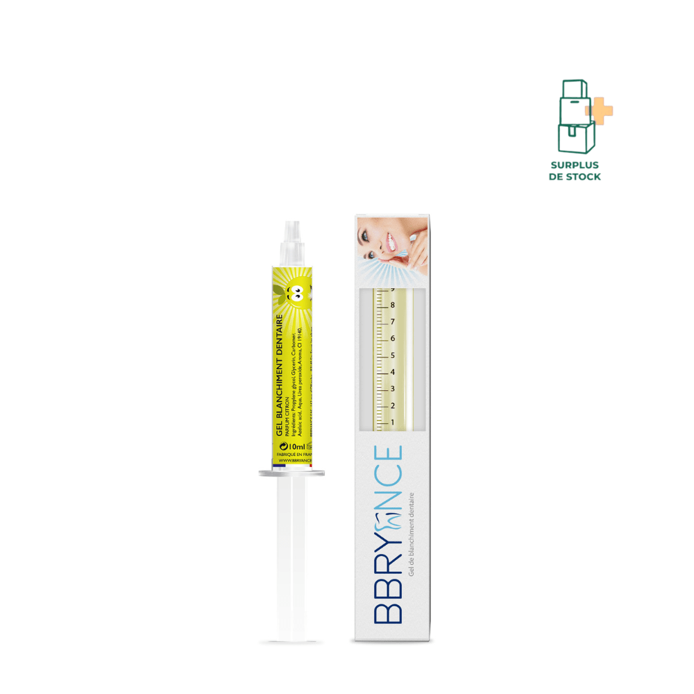 GEL BLANCHIMENT - Parfum au choix Soin dentaire Bbryance CITRON 1 gel permet 7 utilisations 