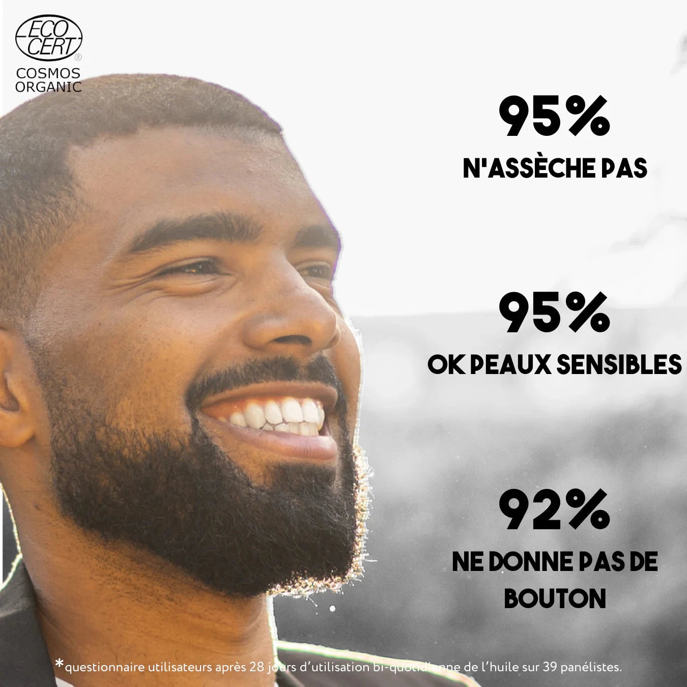 Huile Mixte - Démaquille et Nettoie la Barbe soins visage Mastel 