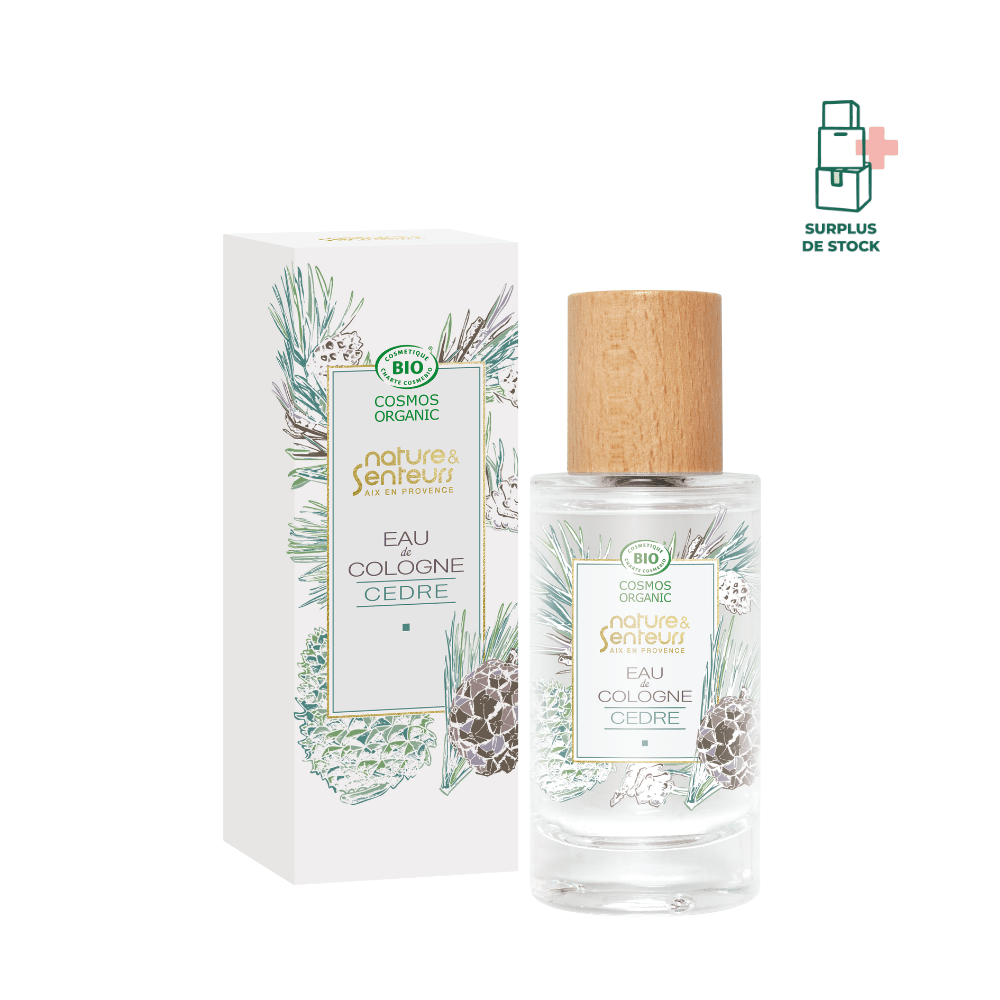 Eau de Cologne certifiée Bio - Parfum Cèdre Eau de Cologne Nature & Senteurs 50 ml 