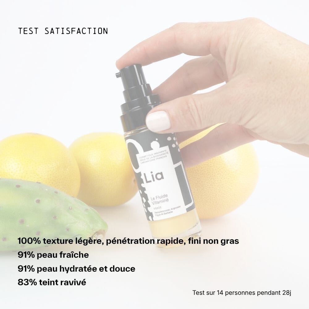 Le Fluide Vitaminé anti-âge Soin Visage Laboratoire Lia 