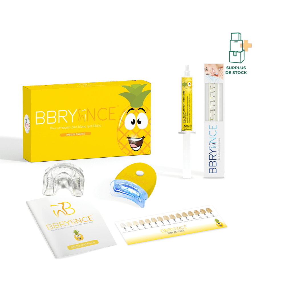 KIT BLANCHIMENT DENTAIRE - Parfum au choix Soin dentaire Bbryance ANANAS 