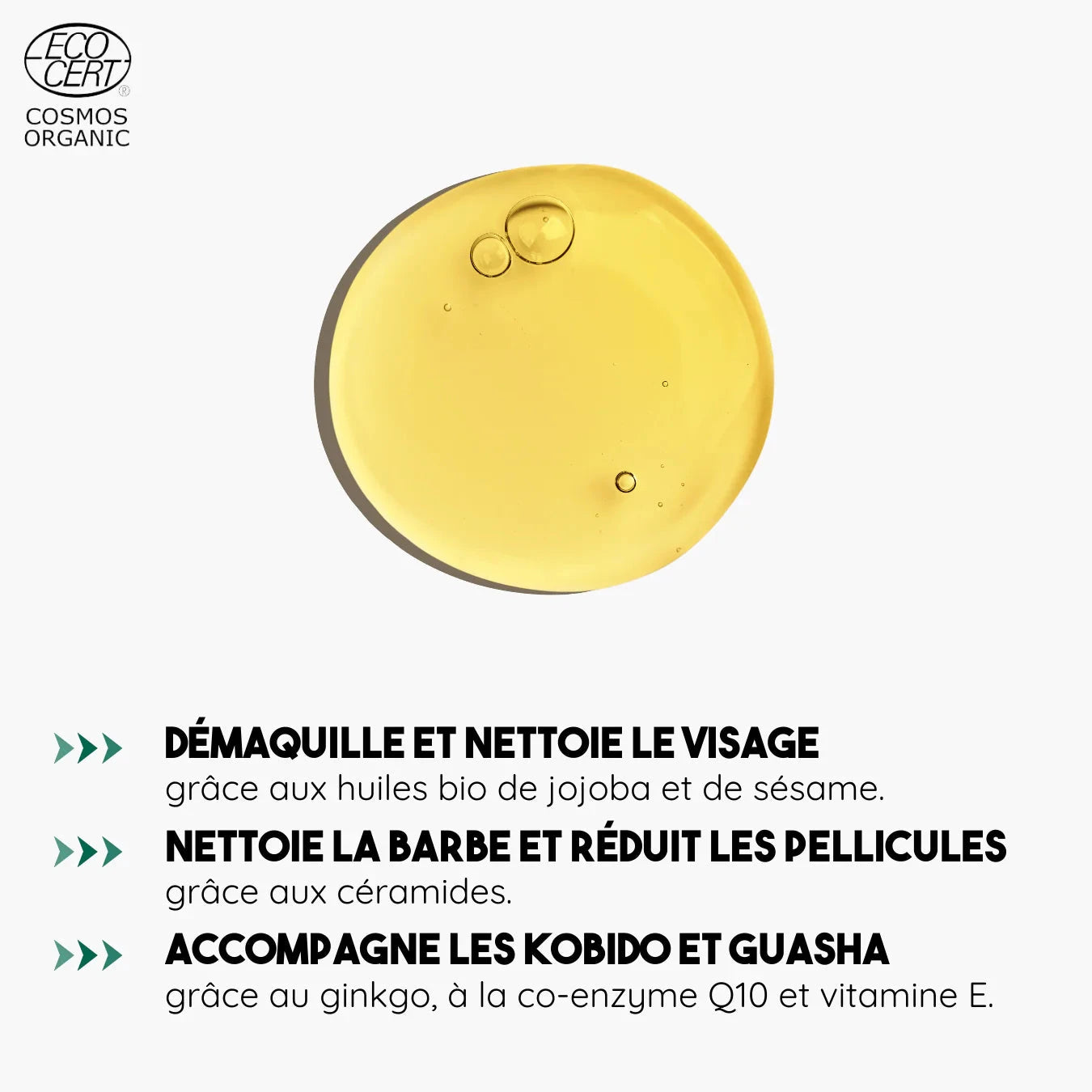 Huile Mixte - Démaquille et Nettoie la Barbe soins visage Mastel 