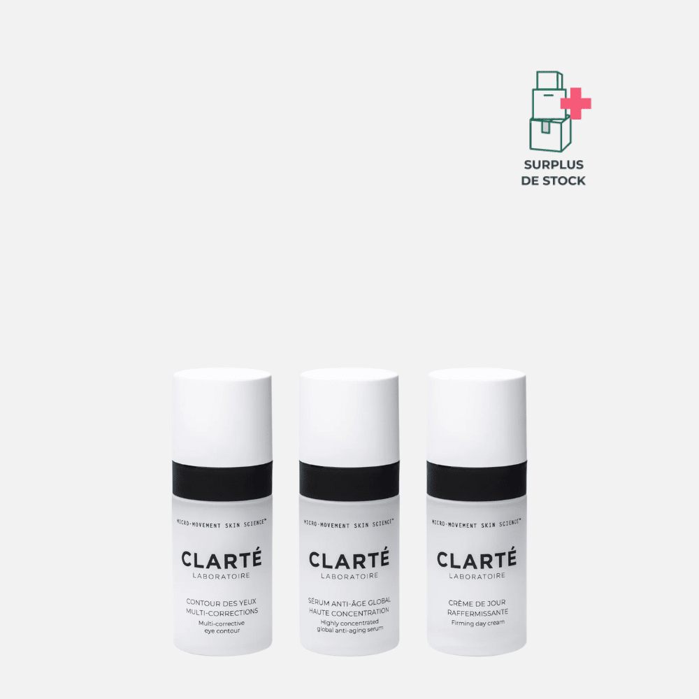 TRIO DE SOINS VISAGE Soin Anti-Âge Clarté Laboratoire 