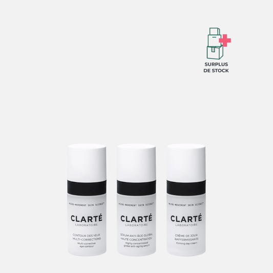 TRIO DE SOINS VISAGE Soin Anti-Âge Clarté Laboratoire 