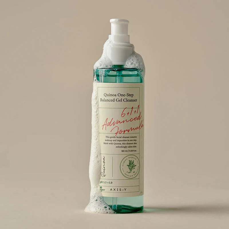 Quinoa One-Step Balanced Gel Cleanser Soin Visage Axis-Y 