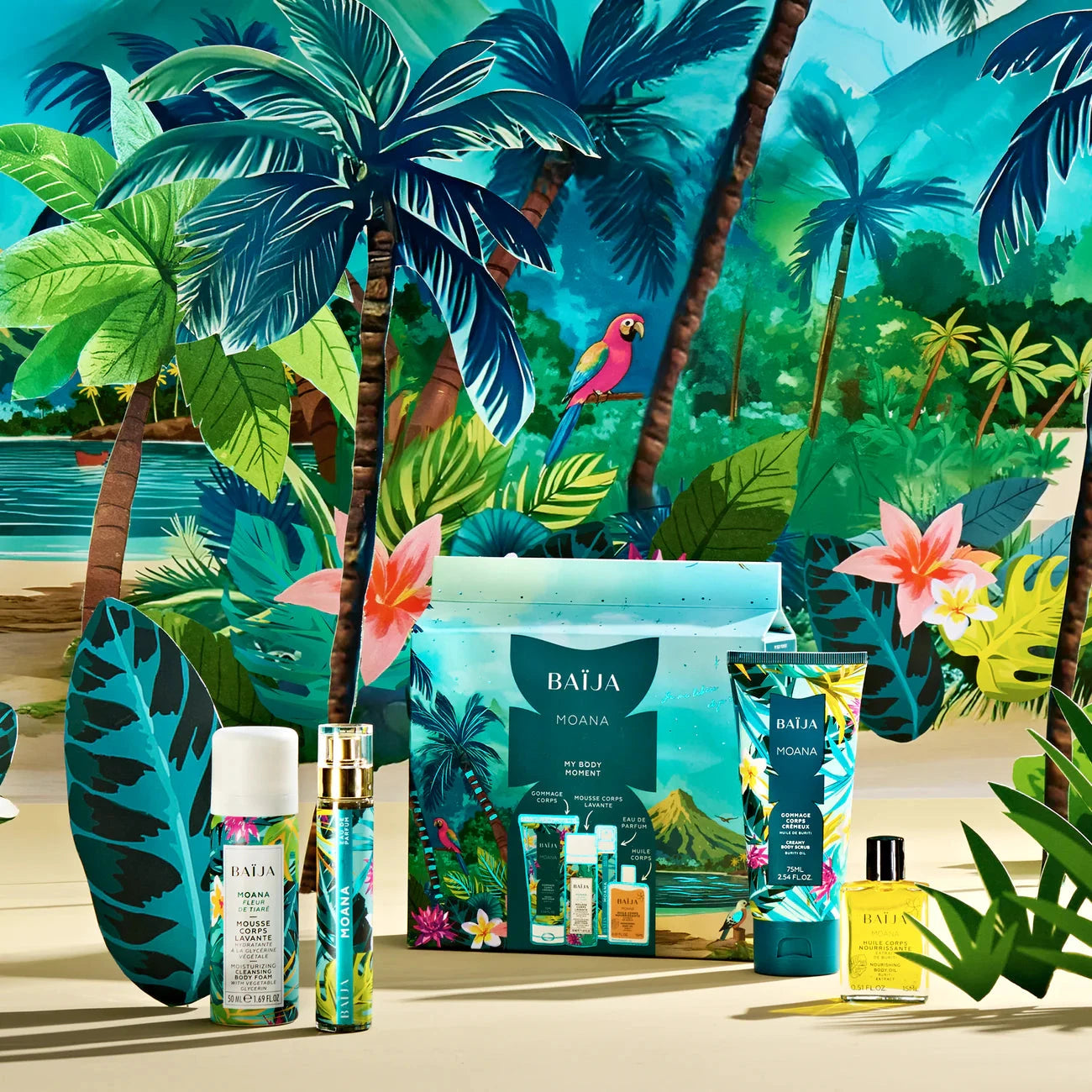 Coffret My Body Moment Moana • Fleur de Tiaré Ensoleillée Soin Corps BAÏJA 