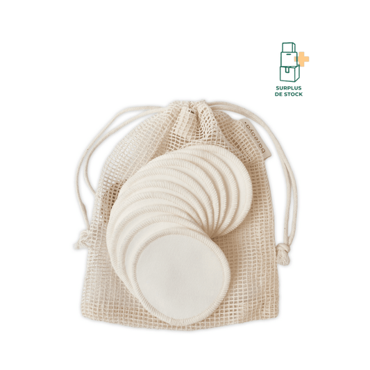 Coton démaquillants lavables Accessoire BAREAYA Lot de 10 