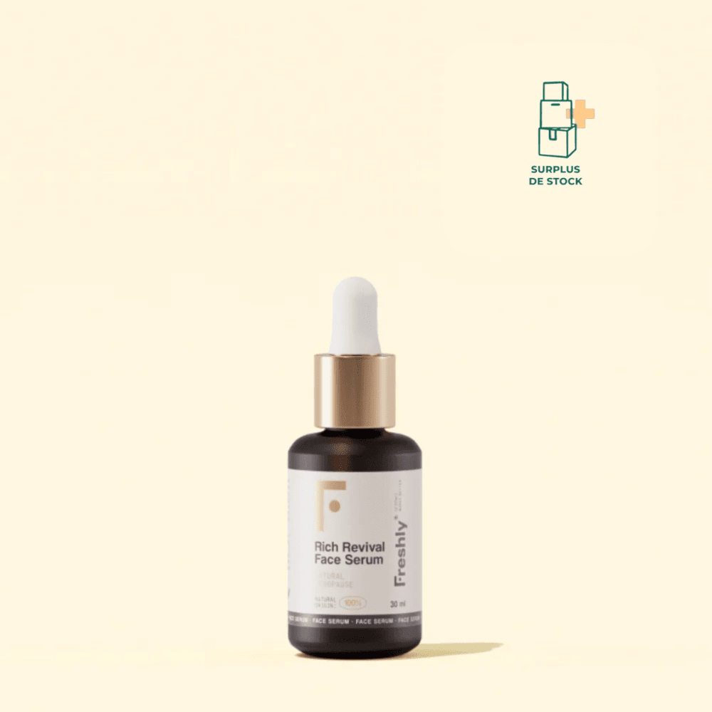 Rich Revival Face Serum - Sérum Nourrissant spécial ménopause Soin Visage FRESHLY 30 ml 