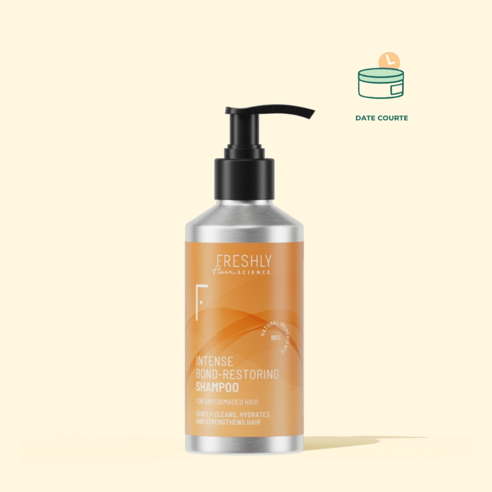 Intense Bond-Restoring Shampoo - Après-shampoing nourrissant pour cheveux secs Soin Capillaire FRESHLY 250 ml À utiliser de préférence avant Février 2025 