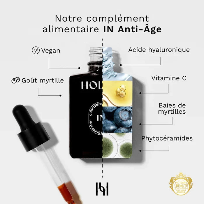 Complément Alimentaire Liquide - Visage Anti-âge Complément Alimentaire HOLITE 