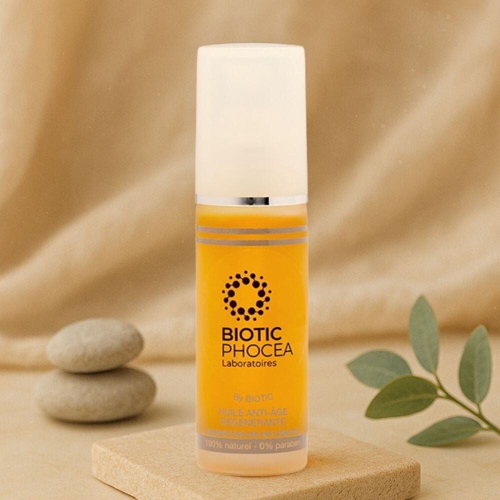 Huile anti-âge régénérante Soin Visage BIOTIC Phocea 