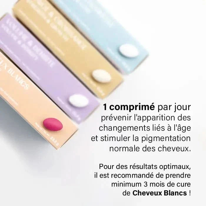 Compléments Alimentaires Cheveux Blancs Soin capilaire MADAME LA PRESIDENTE 