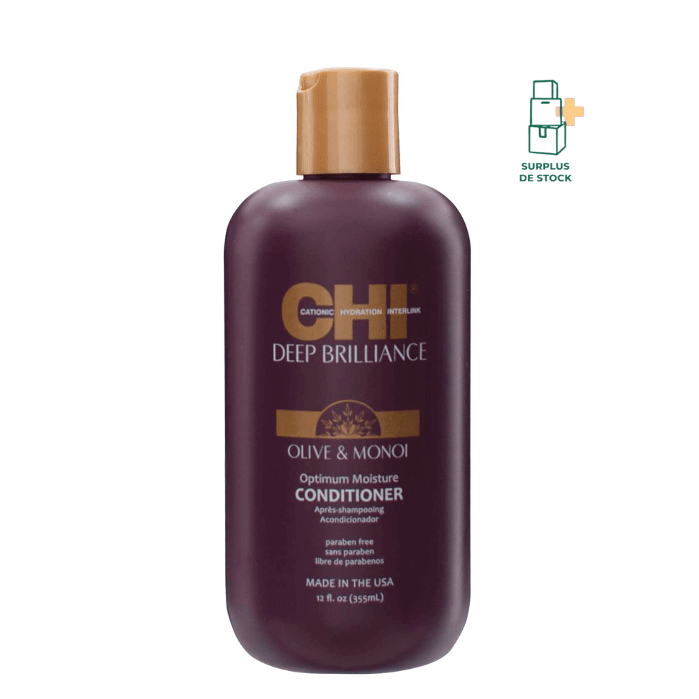 CHI Deep Brillance Conditioner - Olive & Monoï Soin Capillaire CHI Format Professionnel - 355 ml 