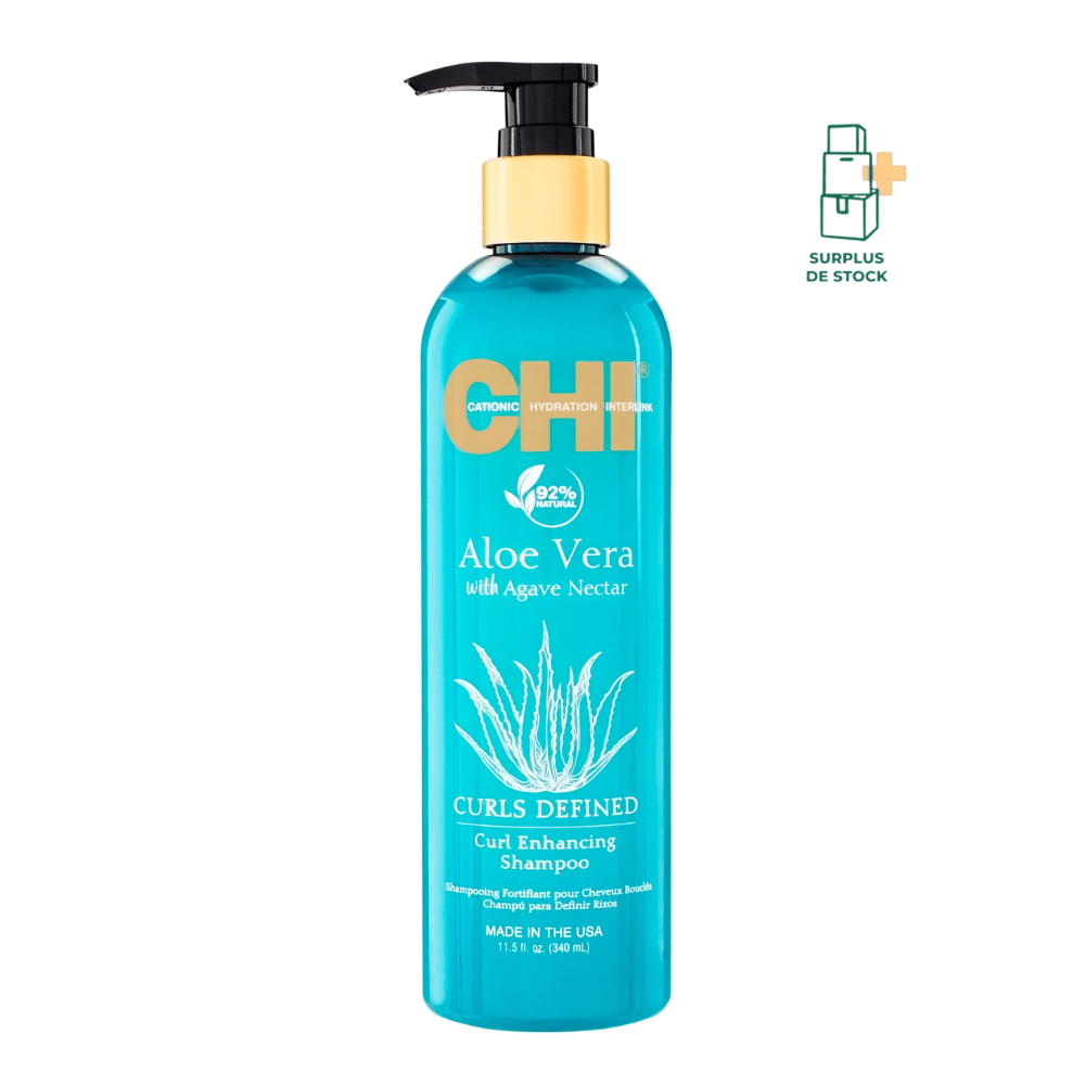 CHI Aloe Vera Curls Defined Shampoo Soin Capillaire CHI Format Professionnel - 340 ml 