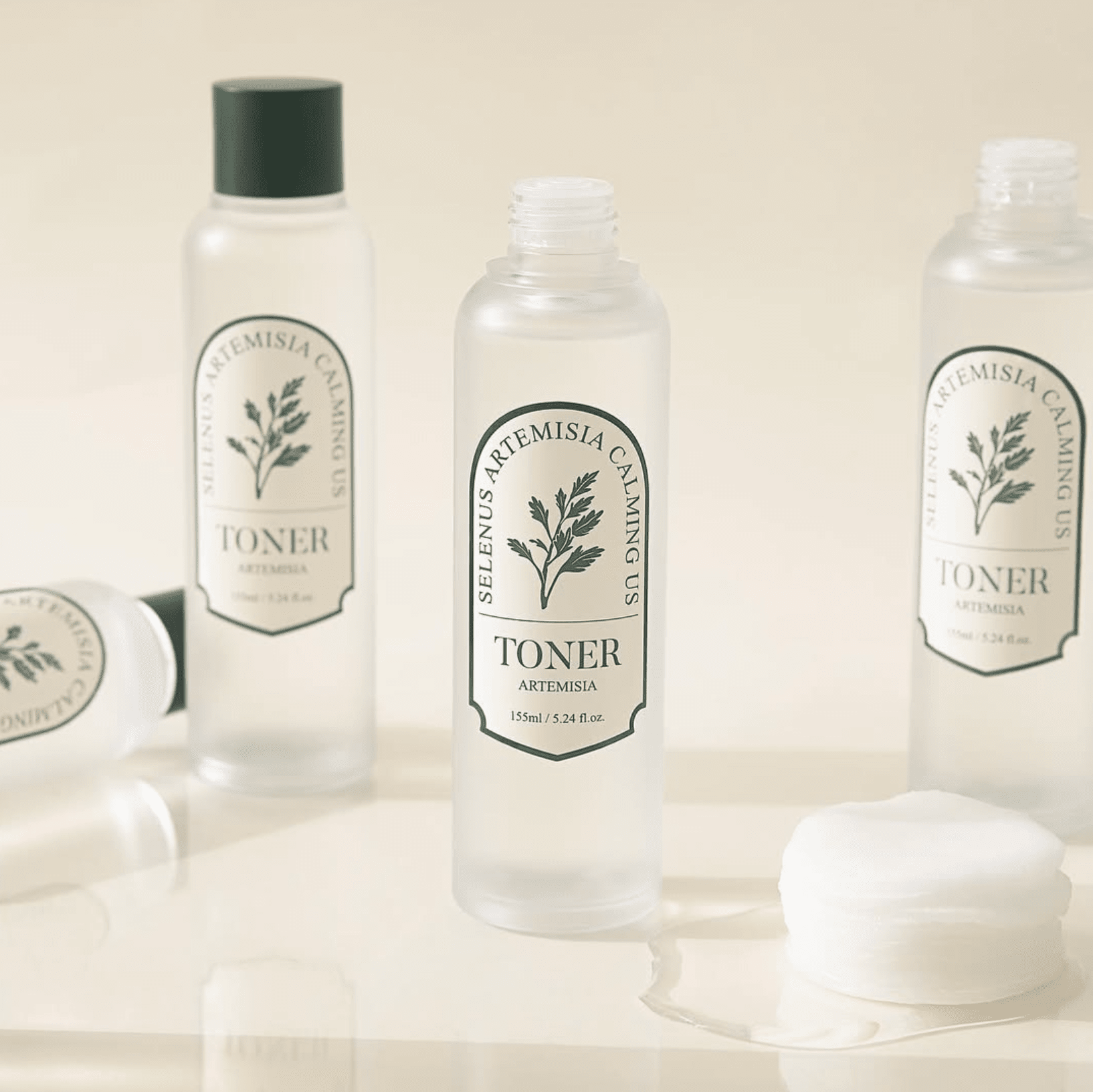 Toner Apaisant à l'Armoise Soin Visage Selenus 