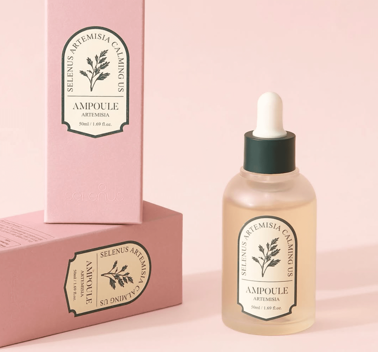 Ampoule Apaisante à l'Armoise Soin Visage Selenus 