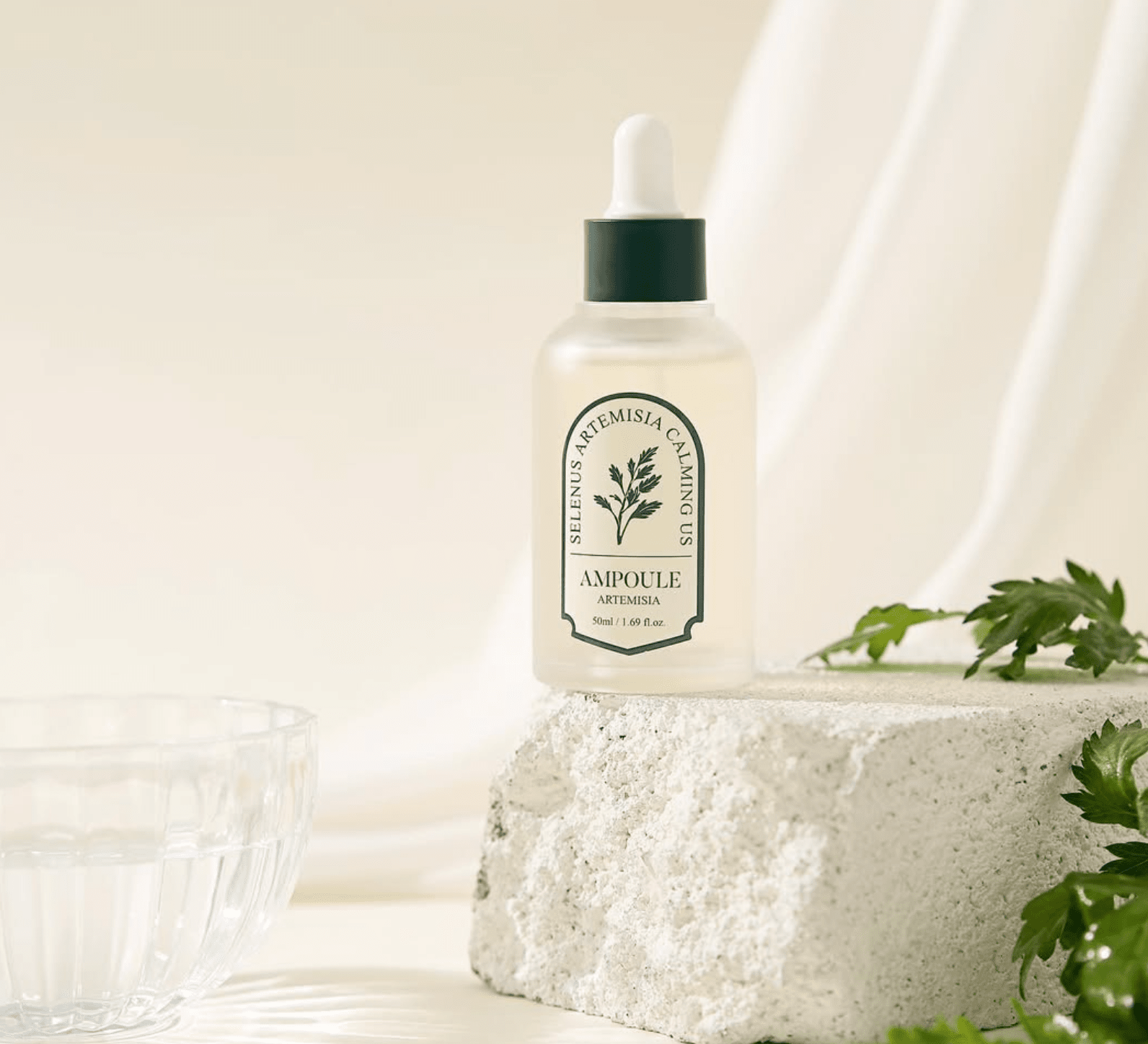 Ampoule Apaisante à l'Armoise Soin Visage Selenus 
