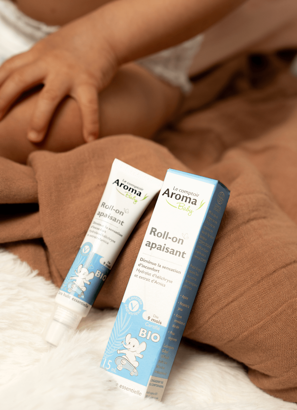 GEL ARNICA BEBE ROLL ON Soin Corps Le Comptoir Aroma 