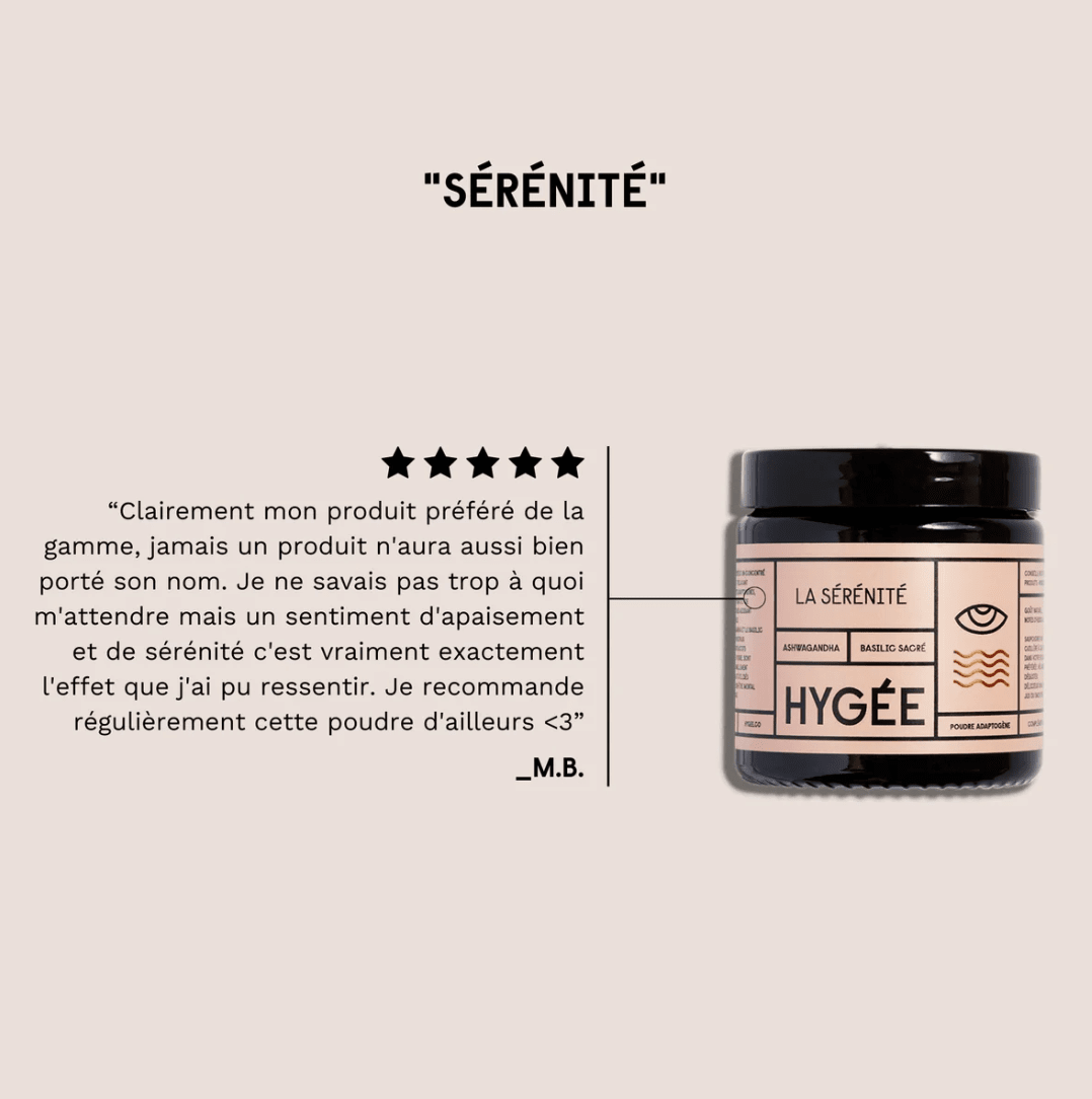 La Sérénité Complément Alimentaire Hygée 