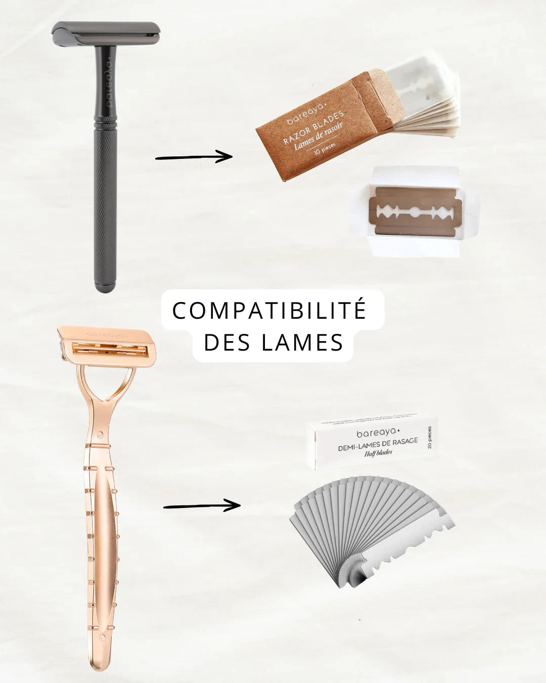 Rasoir Essentiel Accessoire BAREAYA 