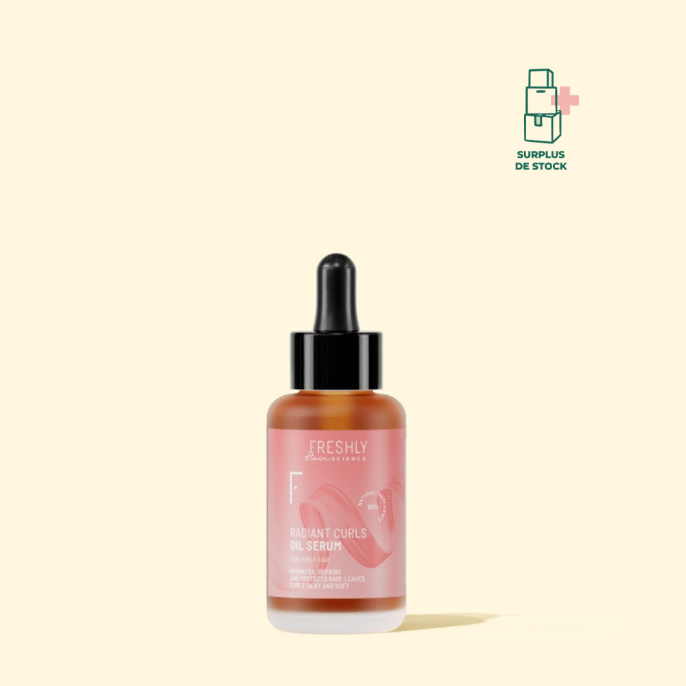 Radiant Curls Oil Serum - Sérum nourrissant et protecteur pour boucles soin des cheveux FRESHLY 50 ml 