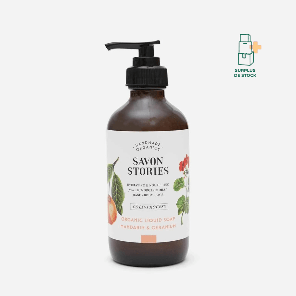 Savon Liquide Bio Hydratant - Mandarine & Géranium Savon Corps SAVON STORIES 240 ml 