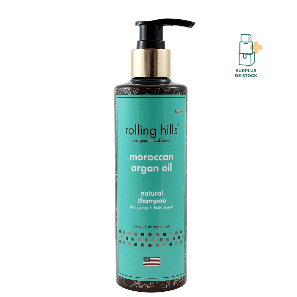 Shampooing à l'huile d'argan du Maroc soin nourrissant ROLLING HILLS 250 ml 