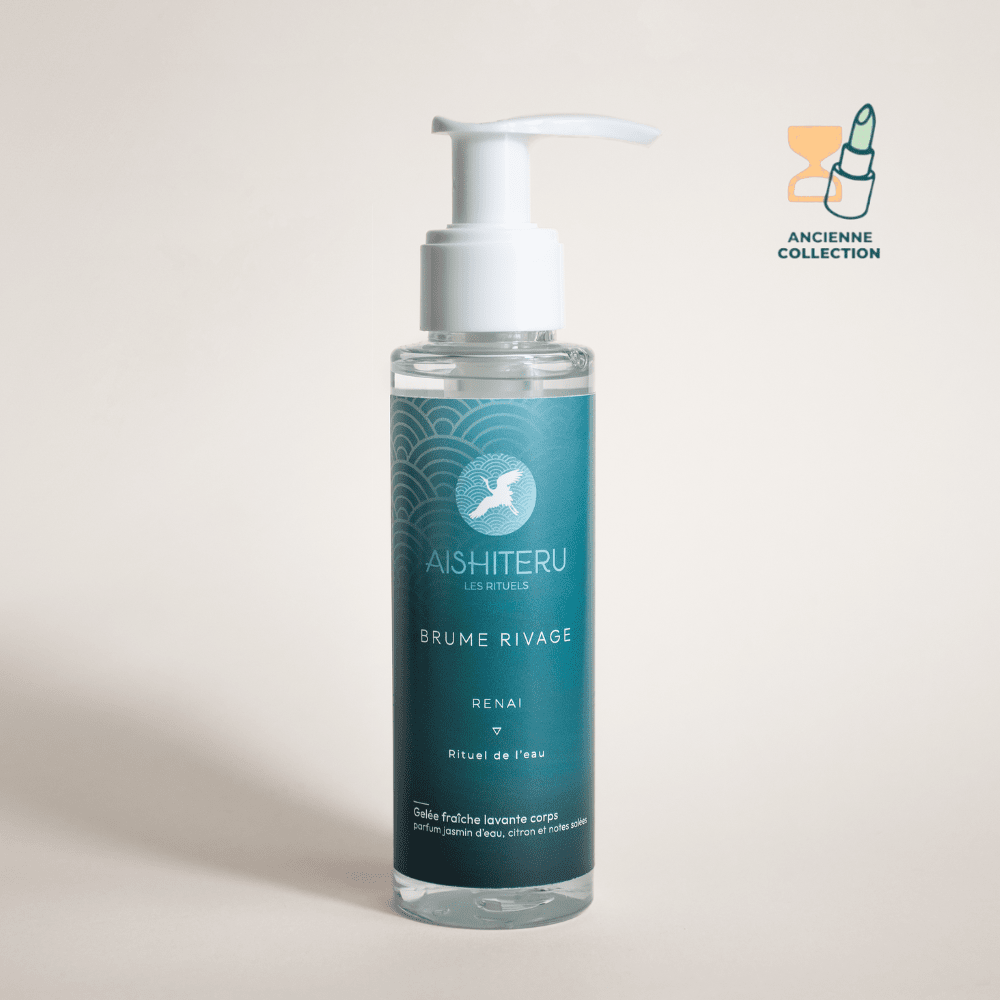 BRUME RIVAGE - Gelée fraîche lavante corps Soin Nettoyant AISHITERU 100 ml Parfum : Marin Jasmin Citron 