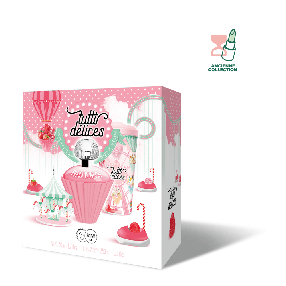 Coffret Eau de Toilette Fraise Bonbon Eau de toilette TUTTI DELICES FAMILLE OLFACTIVE : Gourmand 50 ml 