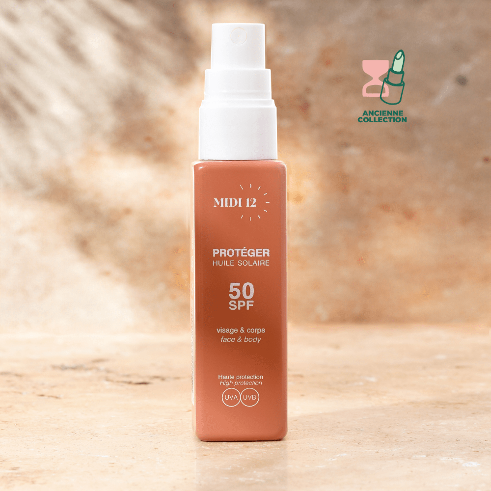 Huile Protectrice Visage et Corps SPF 50 - Nomade protection solaire MIDI12 150 ml 