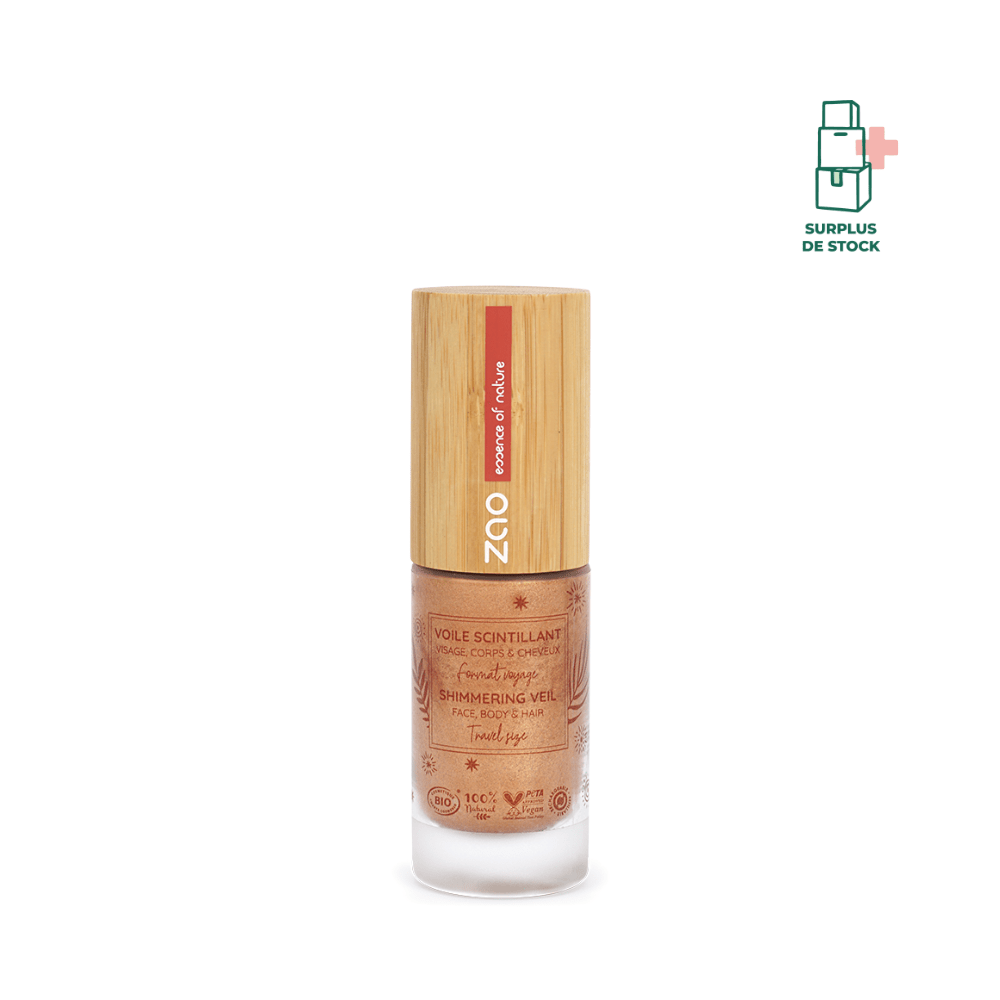 Voile scintillant - Format Voyage Base de teint ZAO MAKE UP 30 ml 