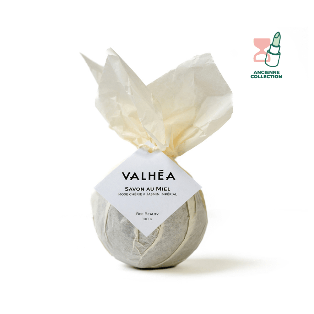 Rose Chérie & Jasmin Impérial - Savon au Miel Artisanal Nettoyant, Hydratant & Purifiant savon solide VALHÉA 70 g 