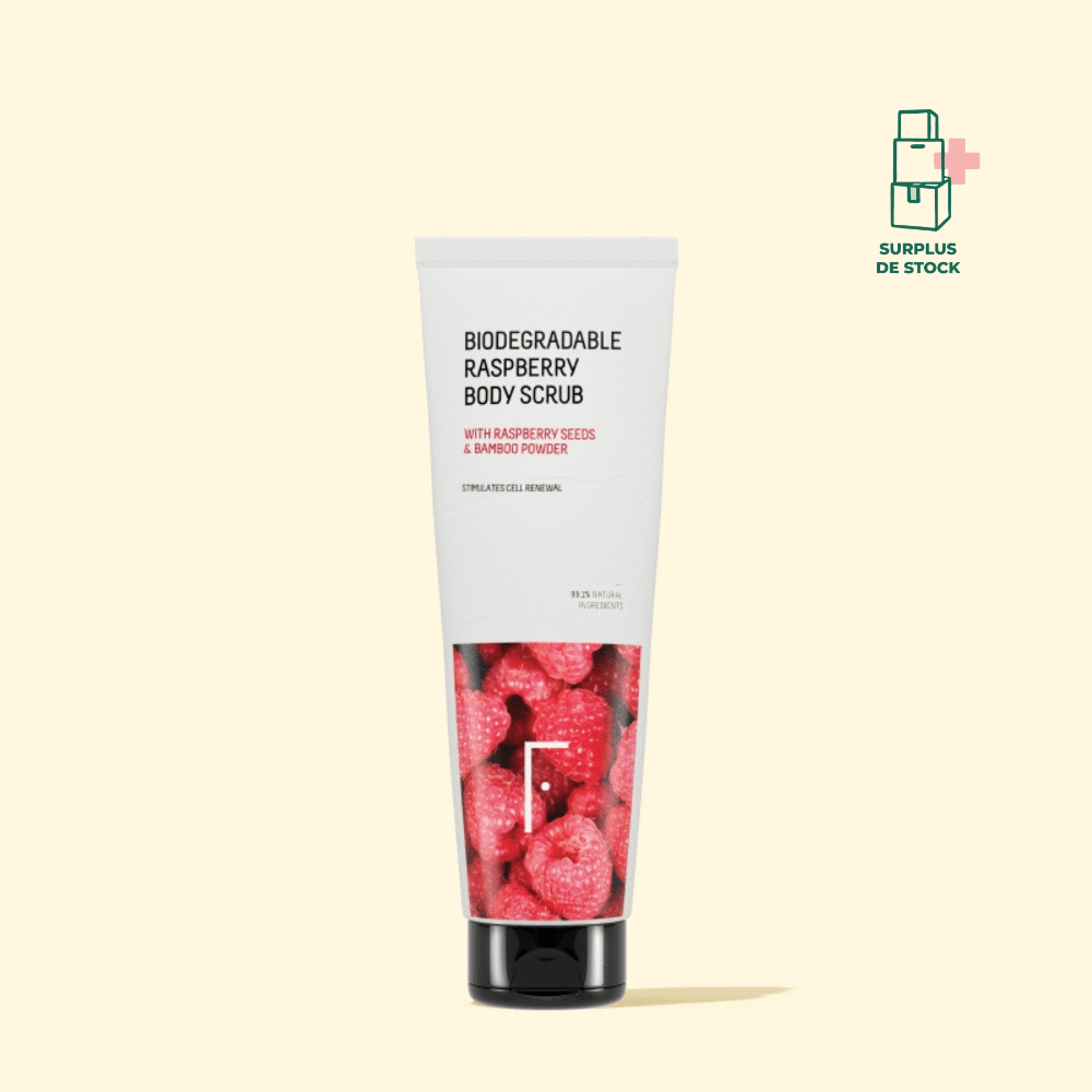Biodegradable Raspberry Body Scrub - Gommage corps gommage corps FRESHLY 150 ml 