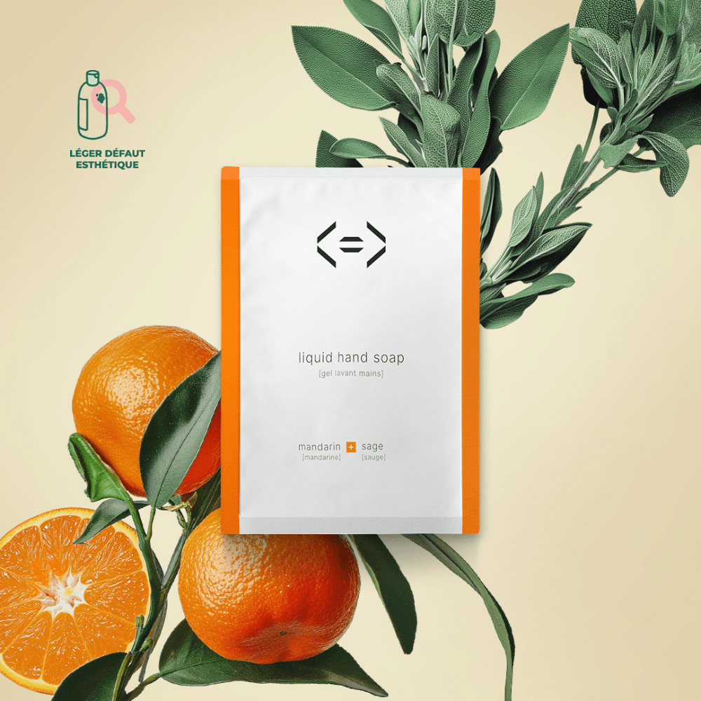 Recharge Gel lavant mains Mandarine Sauge savon LESS IS MORE Recharge Gel lavant mains Mandarine Sauge 