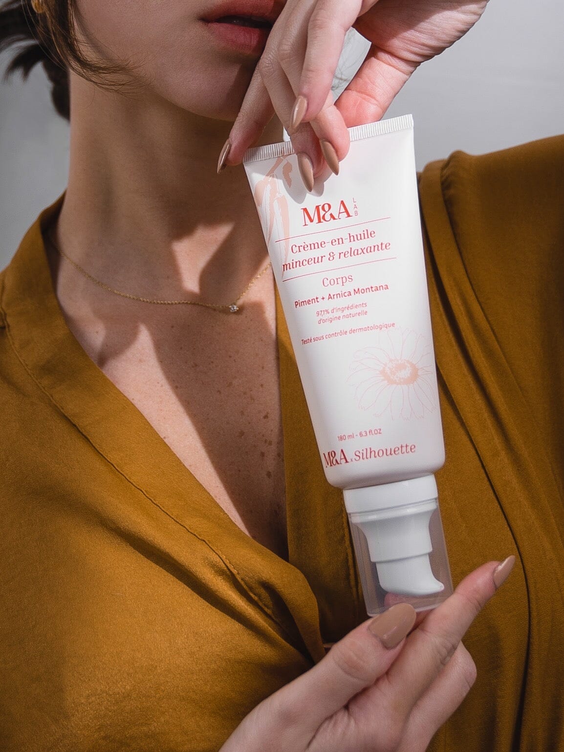 Crème-en-huile minceur et relaxante Soin Corps M&A Lab 
