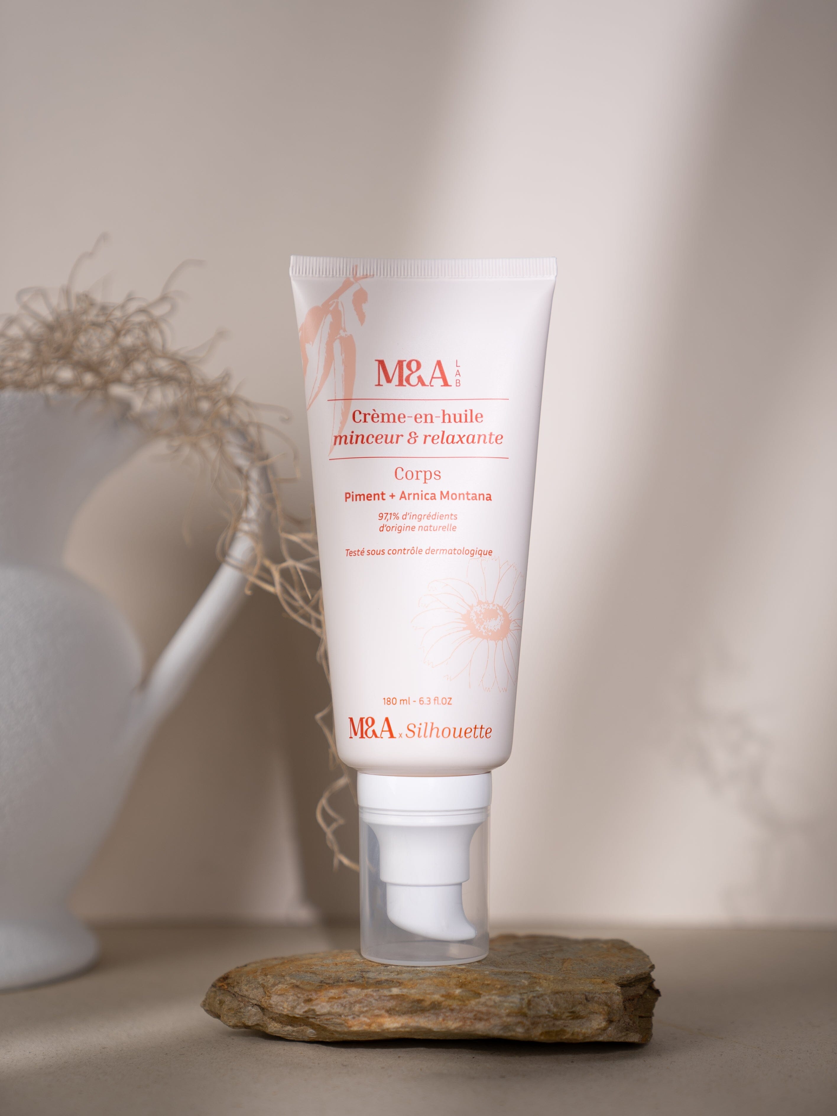 Crème-en-huile minceur et relaxante Soin Corps M&A Lab 