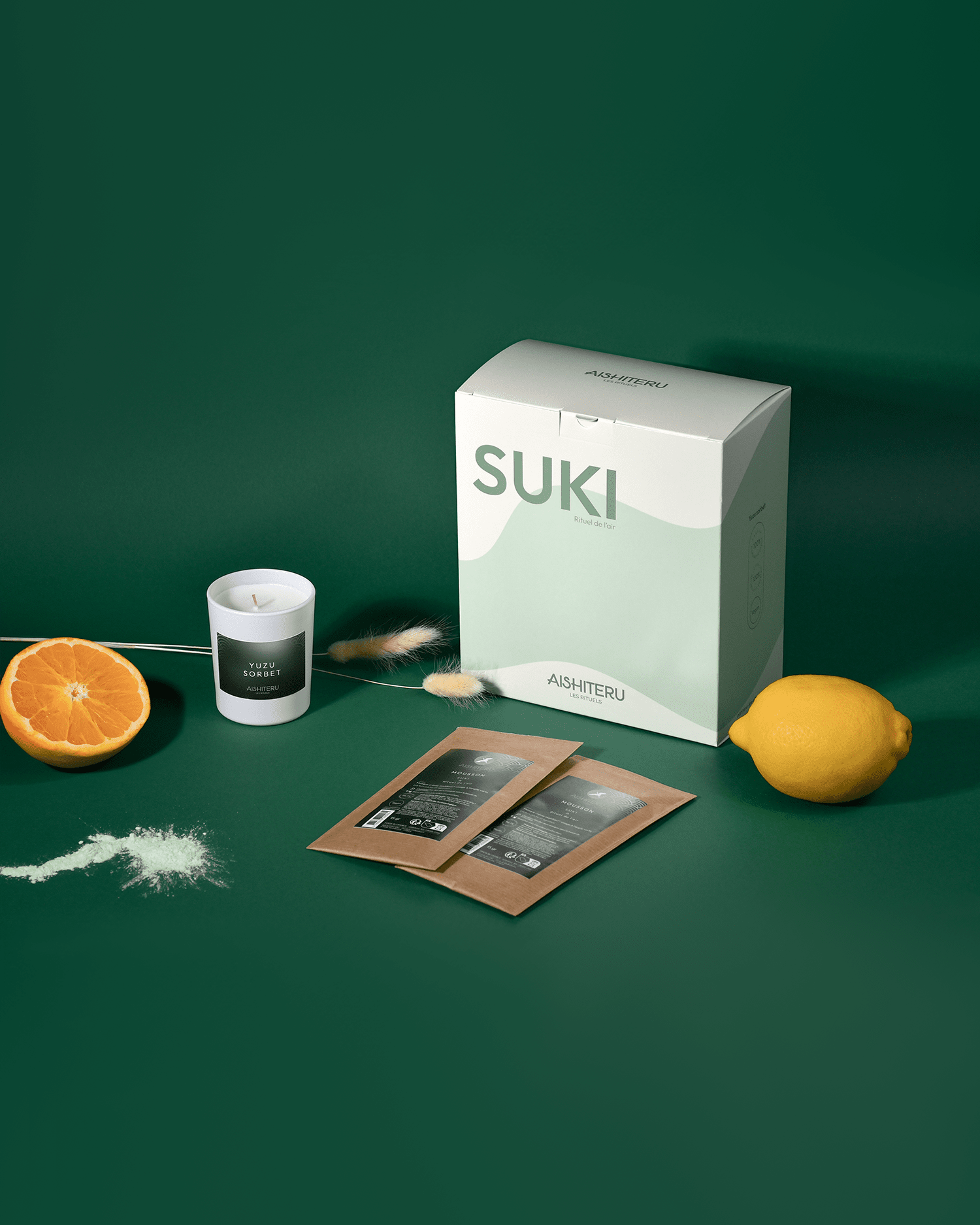 SUKI - Coffret rituel de l’air parfum d'interieur AISHITERU 