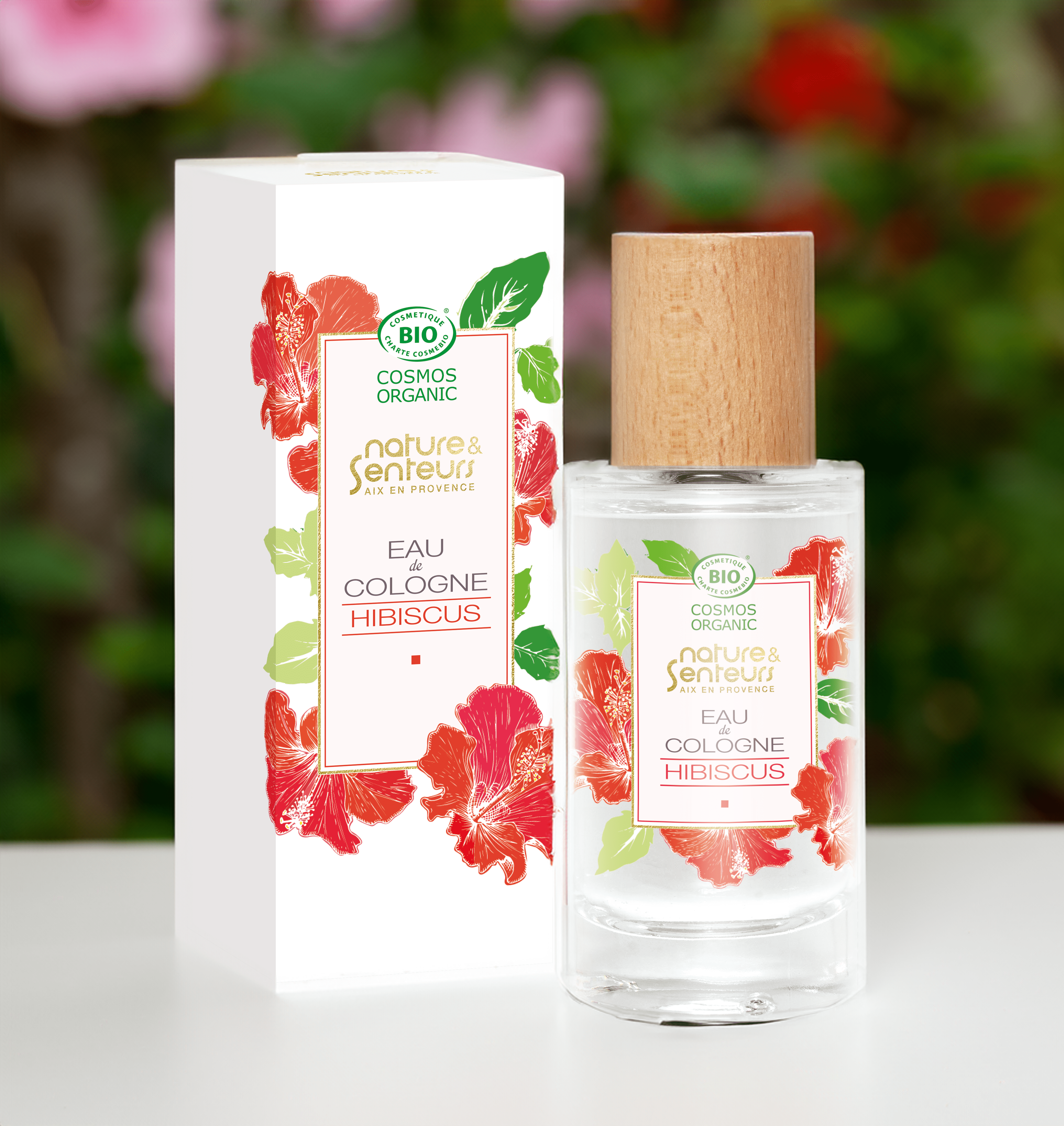 Eau de Cologne certifiée Bio - Parfum Hibiscus Eau de Cologne Nature & Senteurs 
