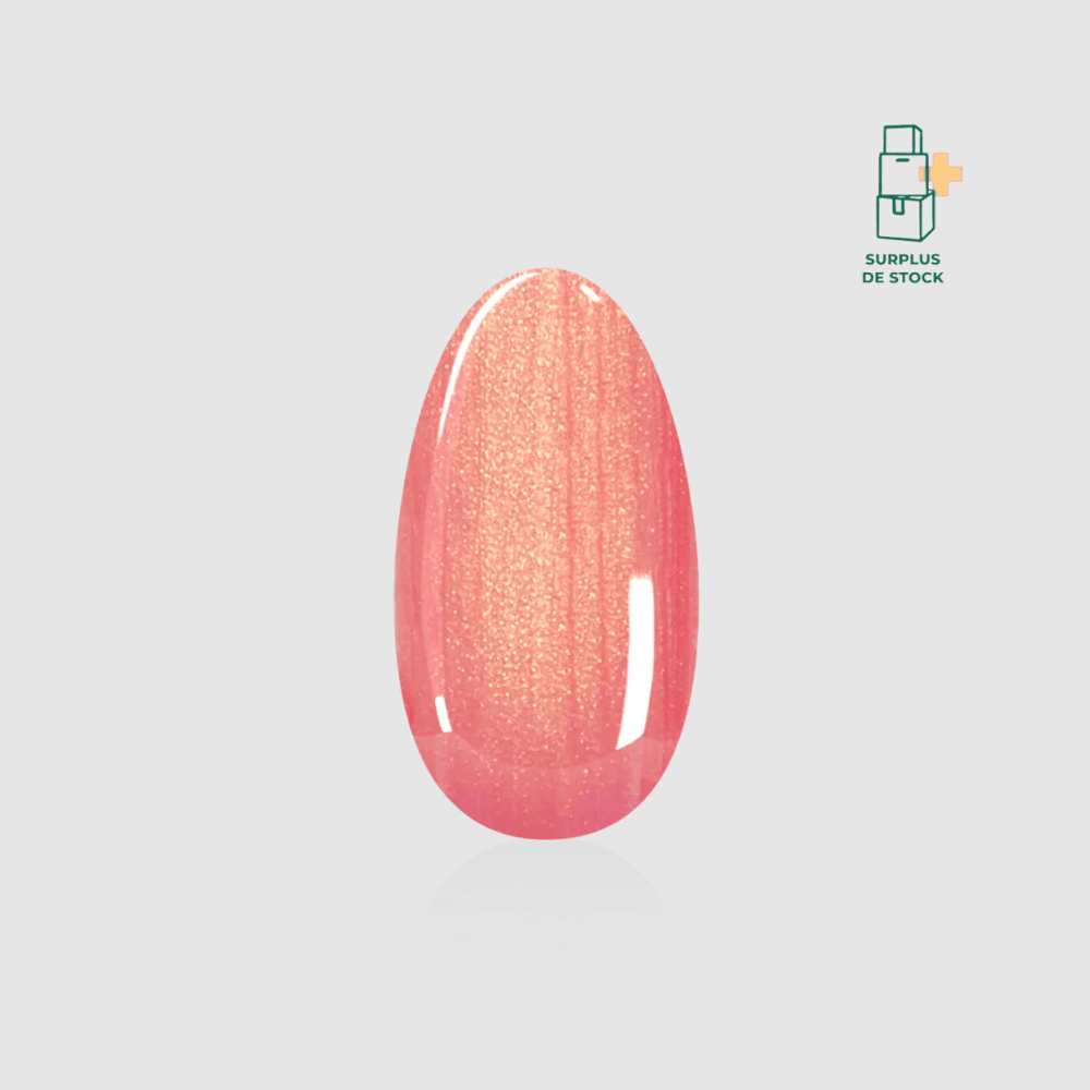 Vernis à ongles semi permanent - METALLIC SALMON GOLD Vernis à ongles GLAMARIS 