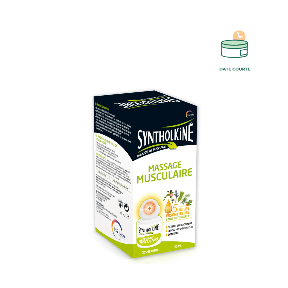 Syntholkiné roll-on Relaxant Soin Corps SyntholKiné 50 ml À utiliser de préférence avant le 30 juin 2025 